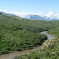 Mountains Clouds River Colombia