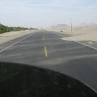 Peru Desert Encroaching Panamerican