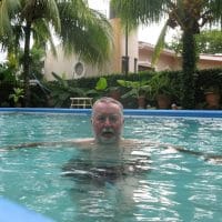 Relaxing In The Pool