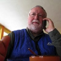 Talking on cell phone